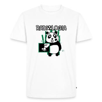 Panda de la radiologie - T-shirt Premium bio Homme - blanc - Devant - Nico (187cm)