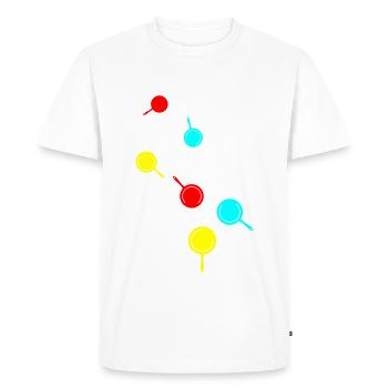 Pan kitchen - Men's Premium Organic T-Shirt - white - Front - Nico (187cm)