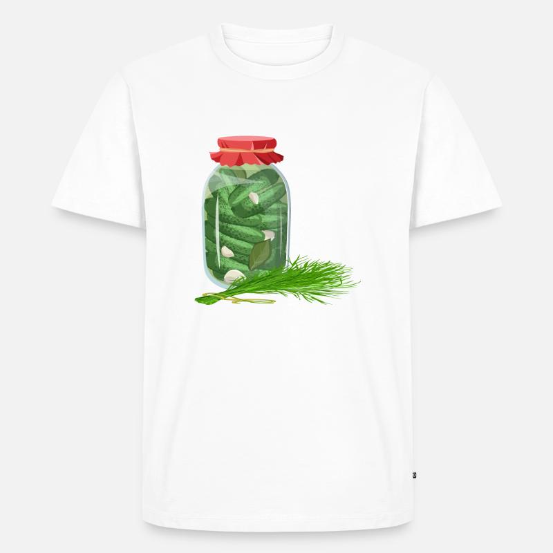 Einkochen Einmachen Einlegen Haltbarmachung DIY - Männer Premium Bio T-Shirt - Weiß