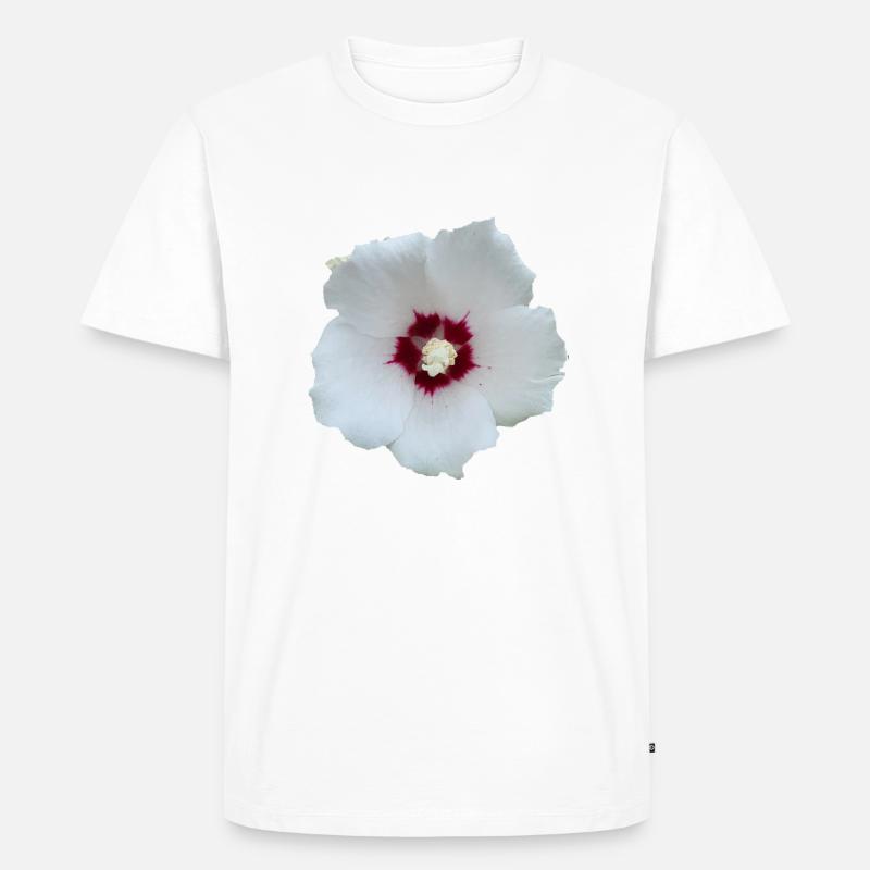 Eibisch - Männer Premium Bio T-Shirt - Weiß