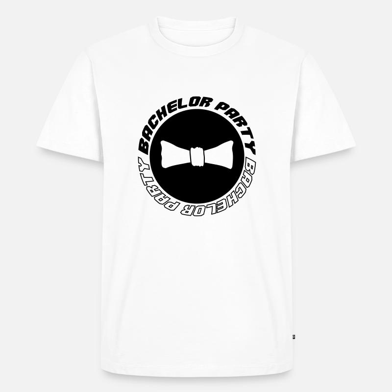 Bachelor Party - Männer Premium Bio T-Shirt - Weiß
