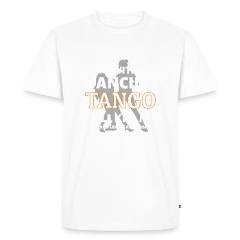 Danse Musique de danse - T-shirt Premium bio Homme - blanc - Devant - Nico (187cm)