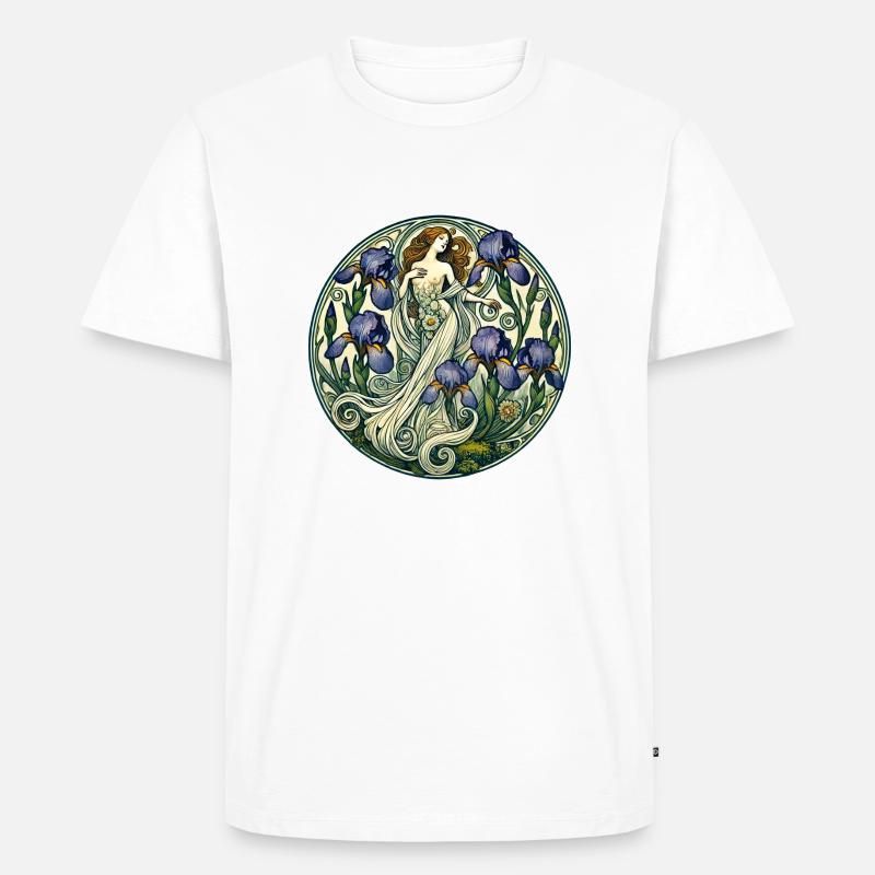 Déesse de l’Iris - T-shirt Premium bio Homme - blanc