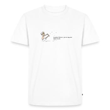 La Salute Fisica - T-shirt Premium bio Homme - blanc - Devant - Nico (187cm)