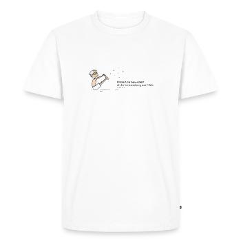 Santé physique - T-shirt Premium bio Homme - blanc - Devant - Nico (187cm)