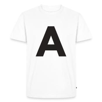 A - T-shirt Premium bio Homme - blanc - Devant - Nico (187cm)