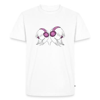 manga anime - T-shirt Premium bio Homme - blanc - Devant - Nico (187cm)