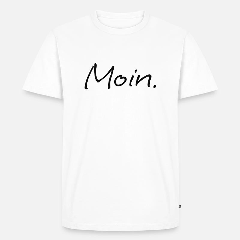 MoinII - Männer Premium Bio T-Shirt - Weiß
