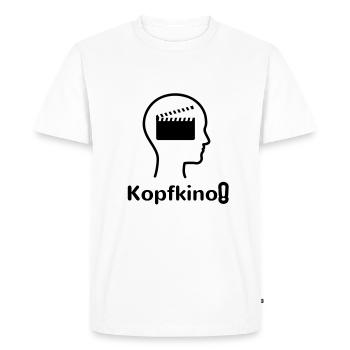 Kopfkino - T-shirt Premium bio Homme - blanc - Devant - Nico (187cm)