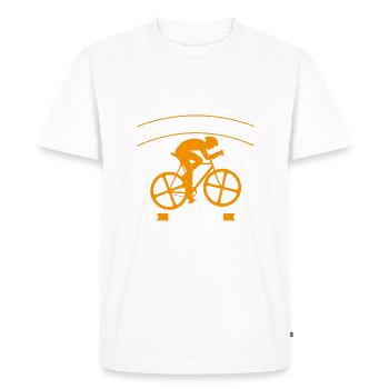 Yes I Do Have A Retirement Plan I Plan On Cycling - T-shirt Premium bio Homme - blanc - Devant - Nico (187cm)