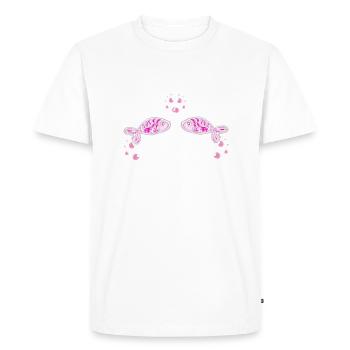 poisson sous-marin poisson plongée bulles de savon - T-shirt Premium bio Homme - blanc - Devant - Nico (187cm)