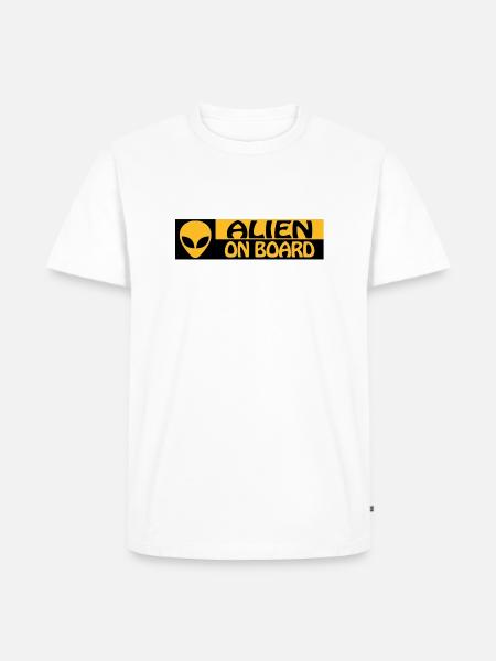 CONSEIL SUR ALIEN - T-shirt Premium bio Homme - blanc