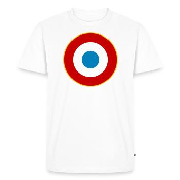 COCARDE FRANCE - AS2010 - T-shirt Premium bio Homme - blanc - Devant - Nico (187cm)