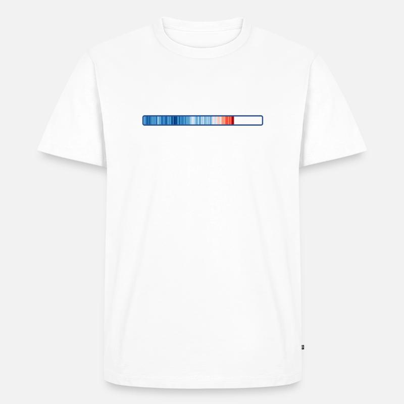 climate overload - Männer Premium Bio T-Shirt - Weiß