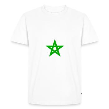 Maroc - T-shirt Premium bio Homme - blanc - Devant - Nico (187cm)