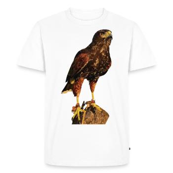 Aguililla rougeâtre - T-shirt Premium bio Homme - blanc - Devant - Nico (187cm)