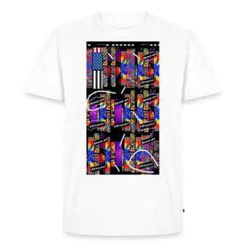 Style Ashaq 4000 - T-shirt Premium bio Homme - blanc - Devant - Nico (187cm)