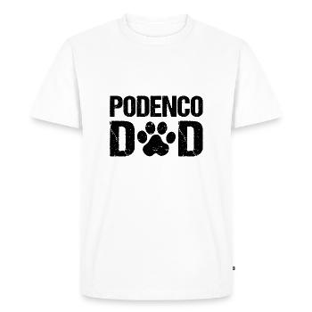 Podenco Papa Podenco Chiens - T-shirt Premium bio Homme - blanc - Devant - Nico (187cm)