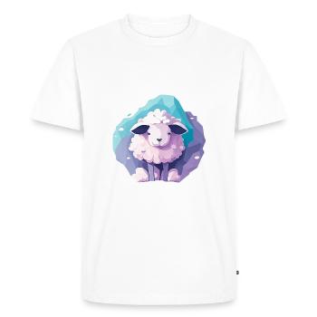 Sleeping sheep - Men's Premium Organic T-Shirt - white - Front - Nico (187cm)