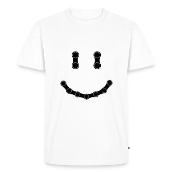 Aurait eu une chaîne de vélo 13 - T-shirt Premium bio Homme - blanc - Devant - Nico (187cm)
