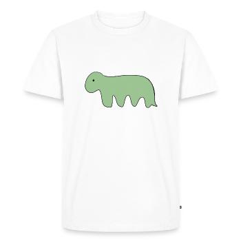 Animal symbol dinosaur - Men's Premium Organic T-Shirt - white - Front - Nico (187cm)