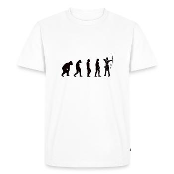 Shooting Sport Evolution Archery Archery Archery - Men's Premium Organic T-Shirt - white - Front - Nico (187cm)