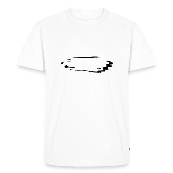 Fissures du symbole du tableau de bord - T-shirt Premium bio Homme - blanc - Devant - Nico (187cm)