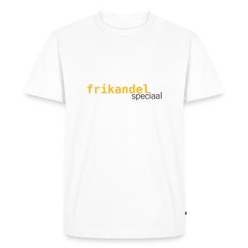 Frikandel speciaal - T-shirt Premium bio Homme - blanc - Devant - Nico (187cm)