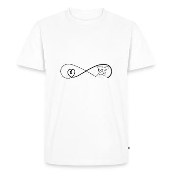Bouledogue français - T-shirt Premium bio Homme - blanc - Devant - Nico (187cm)