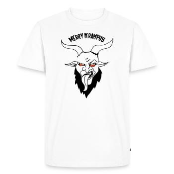 Merry Krampus Nikolaus - Men's Premium Organic T-Shirt - white - Front - Nico (187cm)