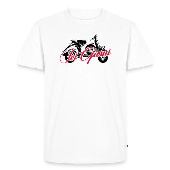 Sei Giorni 6 jours Rally Shifter Scooter 2Stroke Italie - T-shirt Premium bio Homme - blanc - Devant - Nico (187cm)