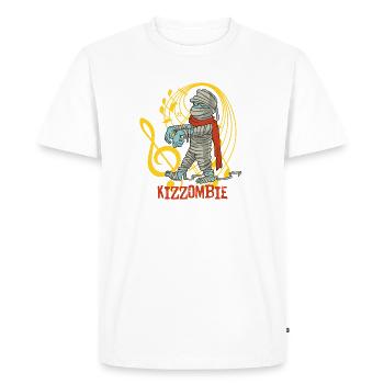 Kizomba Kizzombie dance fun motif - Men's Premium Organic T-Shirt - white - Front - Nico (187cm)