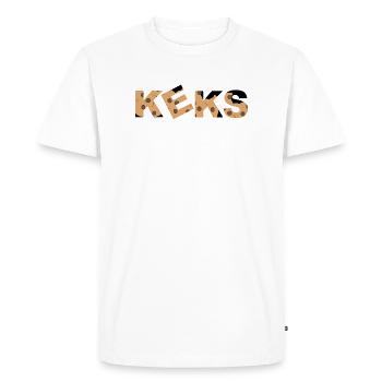 Biscuits - T-shirt Premium bio Homme - blanc - Devant - Nico (187cm)