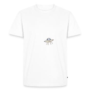 Orion UFO - T-shirt Premium bio Homme - blanc - Devant - Nico (187cm)