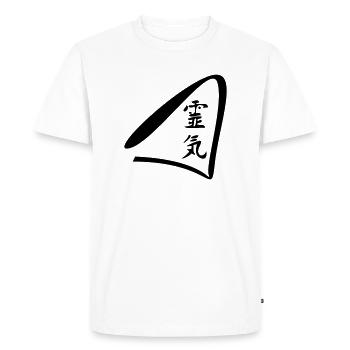 reiki - T-shirt Premium bio Homme - blanc - Devant - Nico (187cm)