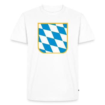 Bavaria - flag - T-shirt Premium bio Homme - blanc - Devant - Nico (187cm)