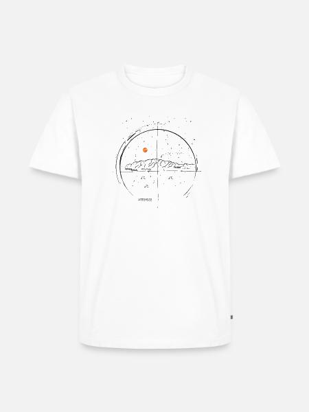 Circle Attersee - Men's Premium Organic T-Shirt - white