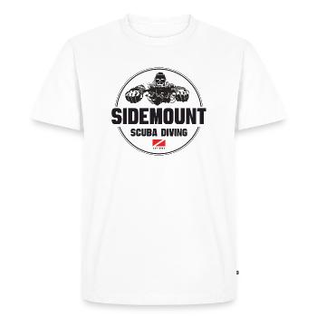 Sidemount Diver Gift Diving - Men's Premium Organic T-Shirt - white - Front - Nico (187cm)