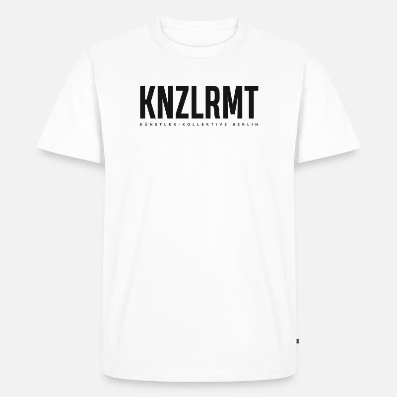 KNZLRMT – basic - Männer Premium Bio T-Shirt - Weiß