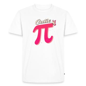 Pi Day Shirt Femmes Enfants Hommes Toddler Math Teacher - T-shirt Premium bio Homme - blanc - Devant - Nico (187cm)