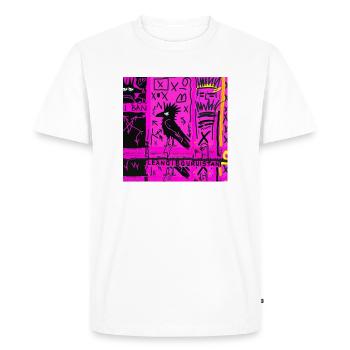 CORNEILLE PUNK - T-shirt Premium bio Homme - blanc - Devant - Nico (187cm)
