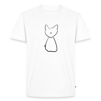 Animal Symbol Simply Cartoon Pet - T-shirt Premium bio Homme - blanc - Devant - Nico (187cm)
