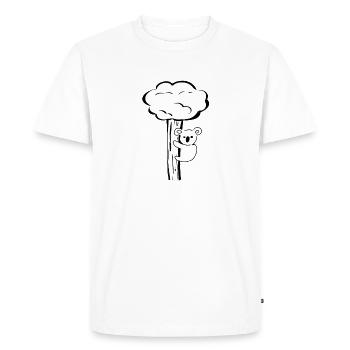 Koala Animal Tree Climbing - Men's Premium Organic T-Shirt - white - Front - Nico (187cm)