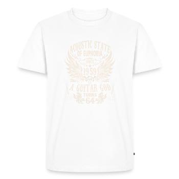 guitarists birthday 1959 64 years - Men's Premium Organic T-Shirt - white - Front - Nico (187cm)