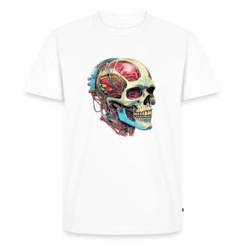 Zombienator (Zombienator) - T-shirt Premium bio Homme - blanc - Devant - Nico (187cm)