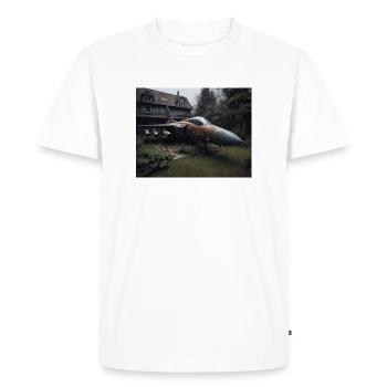 Le guerrier oublié - T-shirt Premium bio Homme - blanc - Devant - Nico (187cm)