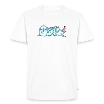 surf - T-shirt Premium bio Homme - blanc - Devant - Nico (187cm)