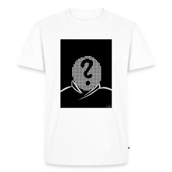 The Ego - The Illusion of the Self - Men's Premium Organic T-Shirt - white - Front - Nico (187cm)