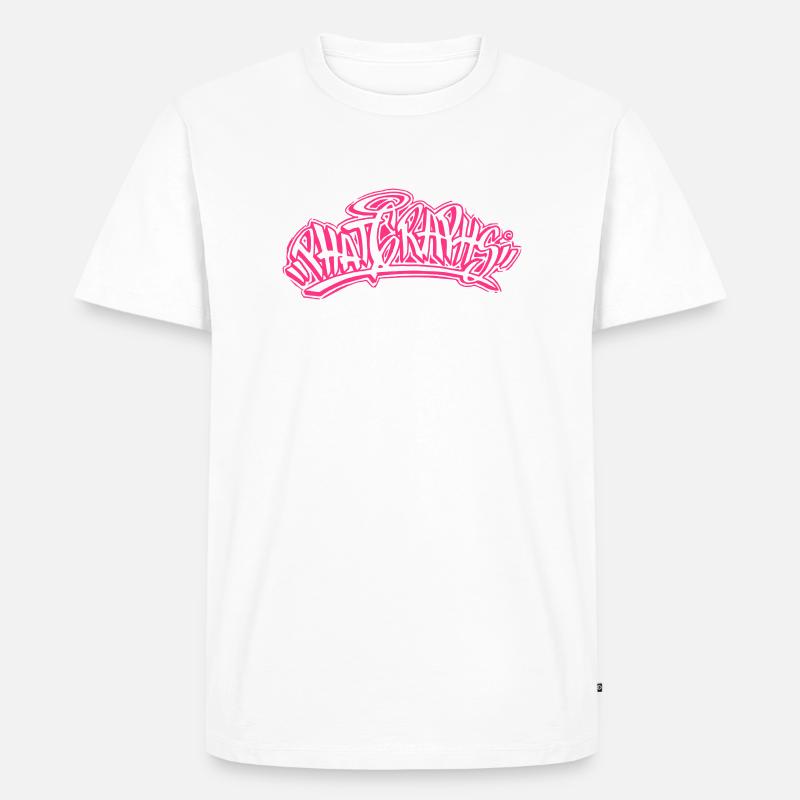 PhatGraphs - Männer Premium Bio T-Shirt - Weiß