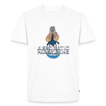 Voltige parapente - T-shirt Premium bio Homme - blanc - Devant - Nico (187cm)